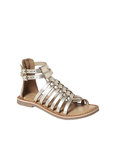 Vertbaudet Mädchen Römersandalen aus Leder gold 32 von Vertbaudet