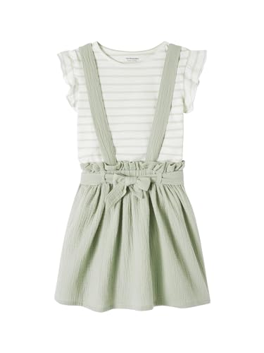 Vertbaudet Mädchen-Set: T-Shirt + Rock salbeigrün 92/98 von Vertbaudet