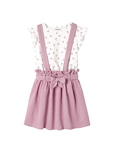 Vertbaudet Mädchen-Set: T-Shirt + Rock violett 158 von Vertbaudet