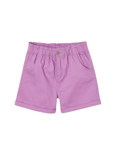 Vertbaudet Mädchen Shorts mit Dehnbund Basic violett 140 von Vertbaudet