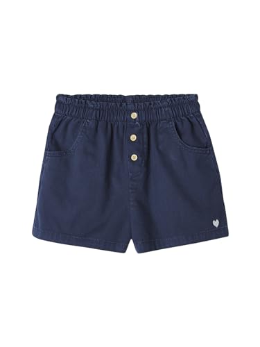 Vertbaudet Mädchen Shorts mit Schlupfbund Marine 146/152 von Vertbaudet