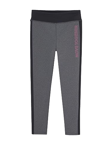 Vertbaudet Mädchen Sport-Leggings grau meliert 146/152 von Vertbaudet