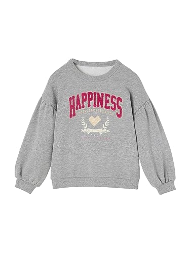 Vertbaudet Mädchen Sport-Sweatshirt grau meliert 158 von Vertbaudet