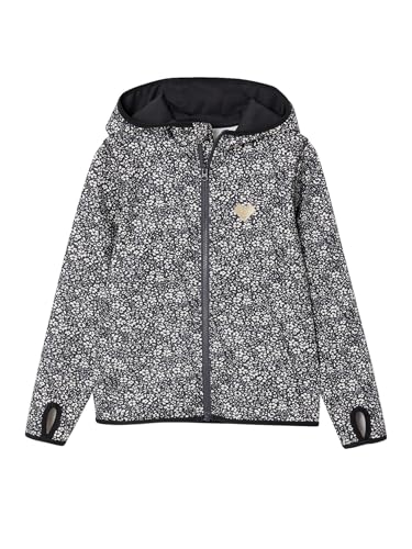 Vertbaudet Mädchen Sportjacke, Kapuze anthrazit 146/152 von Vertbaudet