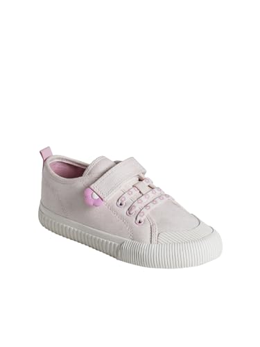 Vertbaudet Mädchen Stoff-Sneakers mit elastischer Schnürung Hellrosa 27 von Vertbaudet
