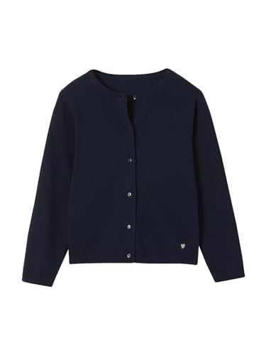 Vertbaudet Mädchen Strickjacke Basics Oeko-Tex Marine 110 von Vertbaudet