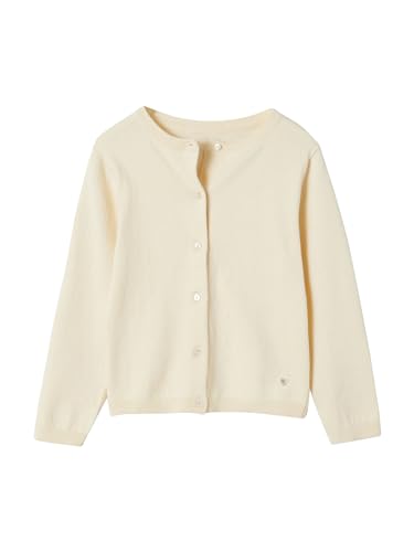 Vertbaudet Mädchen Strickjacke Basics Oeko-Tex vanille 92/98 von Vertbaudet