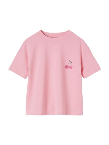 Vertbaudet Mädchen T-Shirt Basic bonbon rosa 98/104 von Vertbaudet