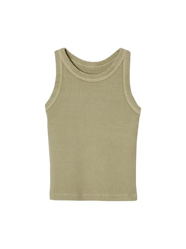 Vertbaudet Mädchen Trägertop aus RIPP salbeigrün 140 von Vertbaudet