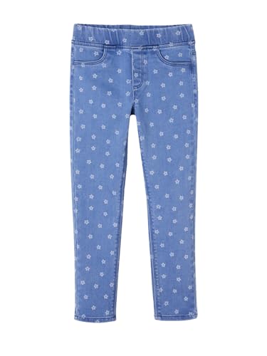 Vertbaudet Mädchen Treggings, Jeans-Optik Double Stone 92/98 von Vertbaudet