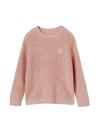 Vertbaudet Pullover mit Perlen und Applikationen für Mädchen, irisierendes Abzeichen, Powder Pink, 10 Jahre von Vertbaudet