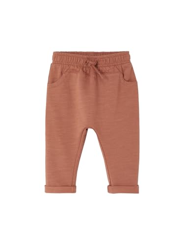 Vertbaudet Sweathose für Jungen Baby Basic terrakotta Farbe 80 von Vertbaudet