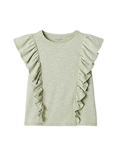 Vertbaudet T-Shirt mit Rüschen für Mädchen, Salbeigrün, 12 Jahre von Vertbaudet