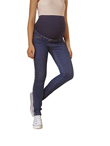 Vertbaudet Umstands-Jeans mit Stretch-Einsatz, Slim-Fit Double Stone 42 von Vertbaudet