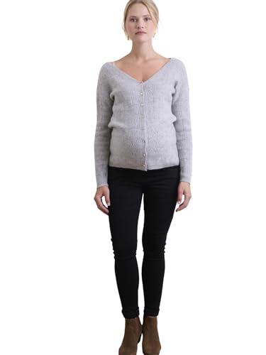 Vertbaudet Umstands-Jeans mit WATERLESS-Denim, Skinny-Fit Basic schwarz 46 von Vertbaudet