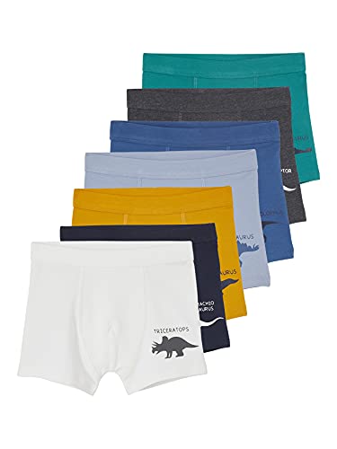 Vertbaudet 7er-Pack Jungen Boxershorts, Dinosaurier von Vertbaudet