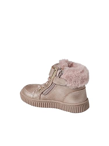 Vertbaudet Warme Baby Klett-Sneakers rosa Nude 22 von Vertbaudet