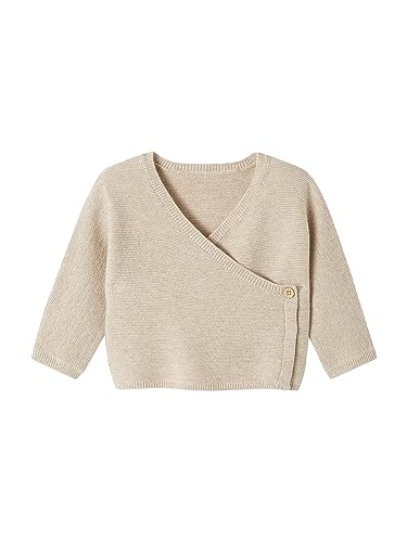 Vertbaudet Weiche Baby Wickeljacke Oeko-Tex beige meliert 56 von Vertbaudet