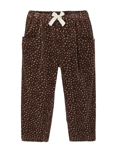 Vertbaudet Weite Cordhose Mädchen, Baggy-Look Schokolade 98/104 von Vertbaudet