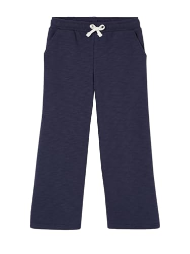 Vertbaudet Weite Mädchen Jogginghose mit Recycling-Polyester Marine 146/152 von Vertbaudet