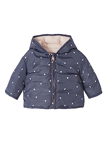Vertbaudet Wendbare Baby Steppjacke mit Recycling-Polyester dunkelblau 74 von Vertbaudet