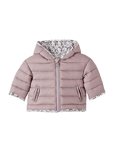 Vertbaudet Wendbare Baby Steppjacke mit Recycling-Polyester dunkelrosa 80 von Vertbaudet