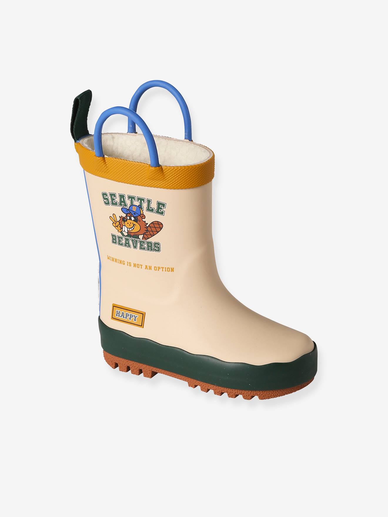 Warme Baby Gummistiefel von Vertbaudet