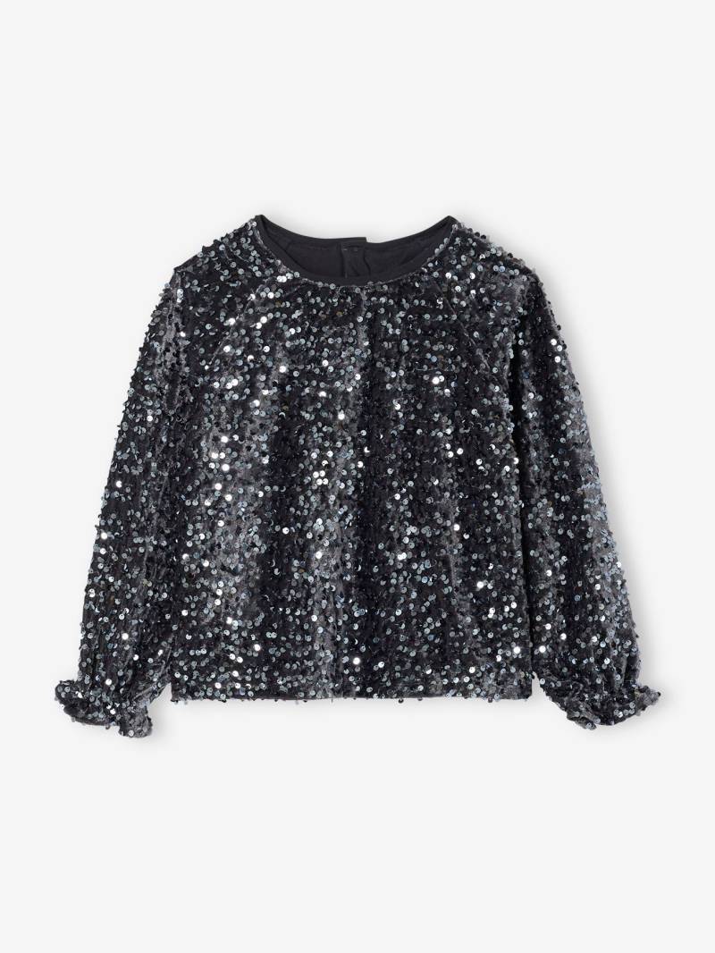 Weihnachts-Bluse Mädchen mit Pailletten Weihnachts-Bluse Mädchen mit Pailletten von Vertbaudet