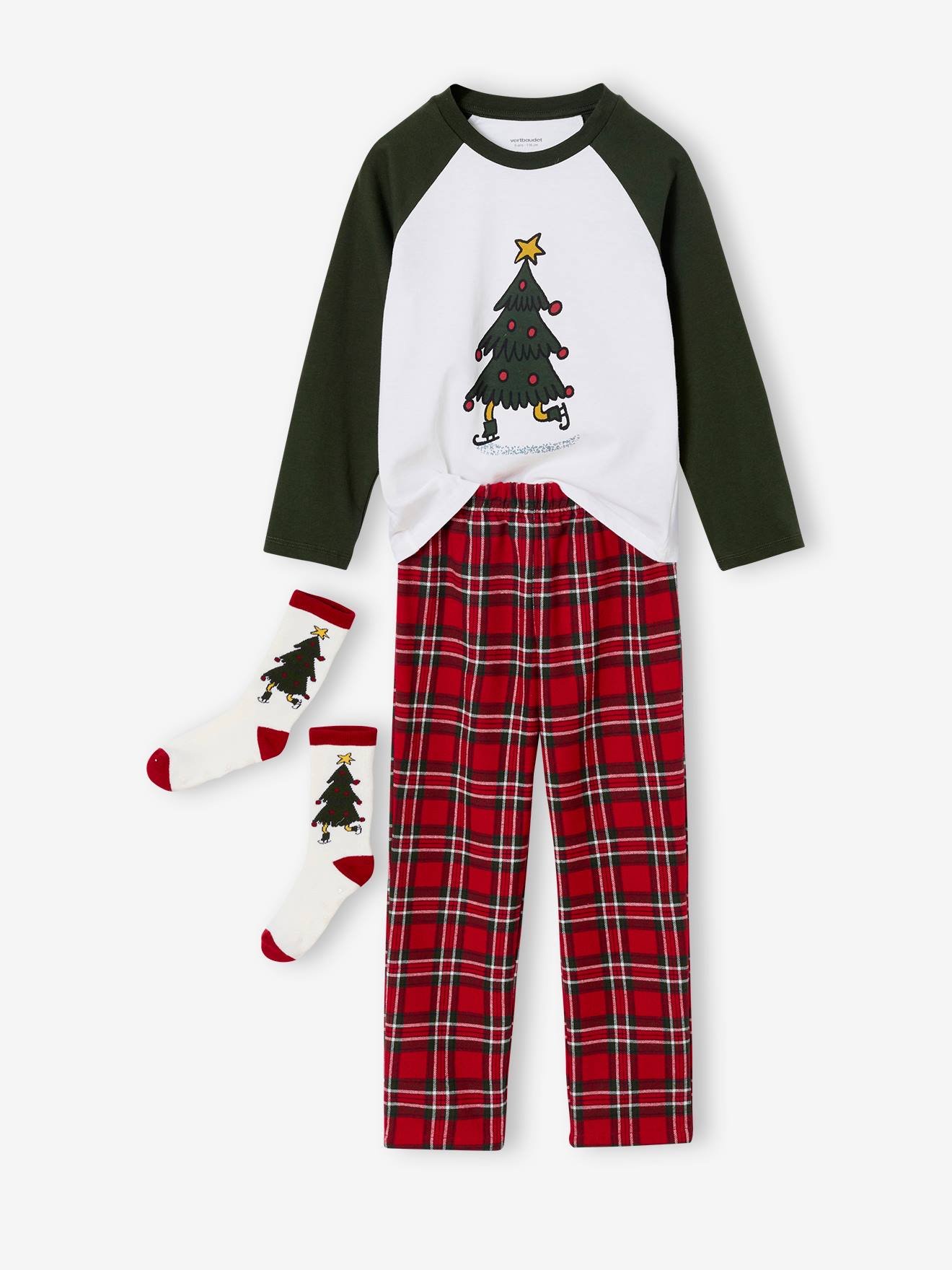 Weihnachts-Schlafanzug-Set Jungen von Vertbaudet