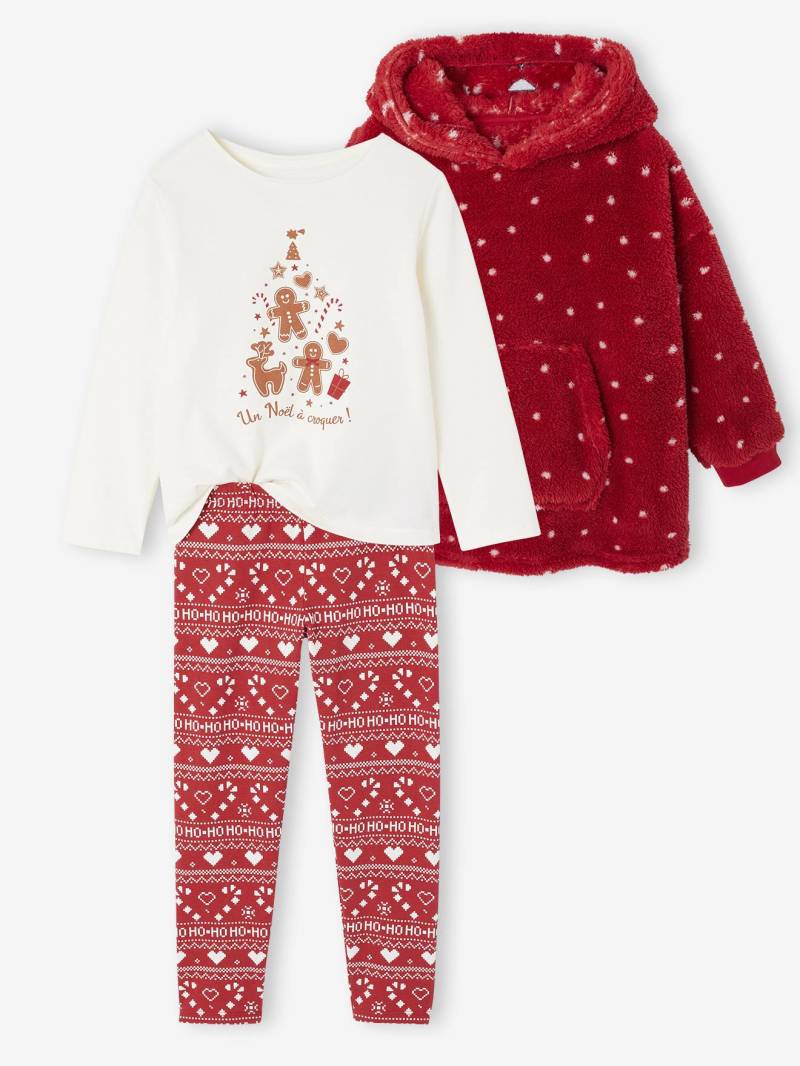 Weihnachts-Schlafanzug-Set Mädchen von Vertbaudet