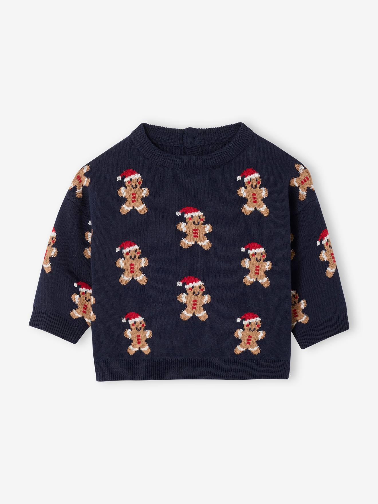 Weihnachtspullover Baby Jungen Jacquard von Vertbaudet