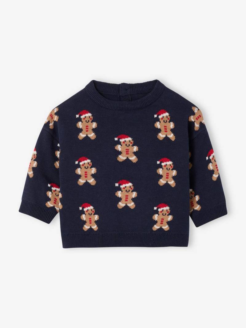 Weihnachtspullover Baby Jungen Jacquard von Vertbaudet