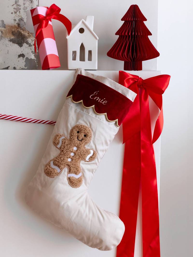 Weihnachtsstrumpf Lebkuchenmann von Vertbaudet