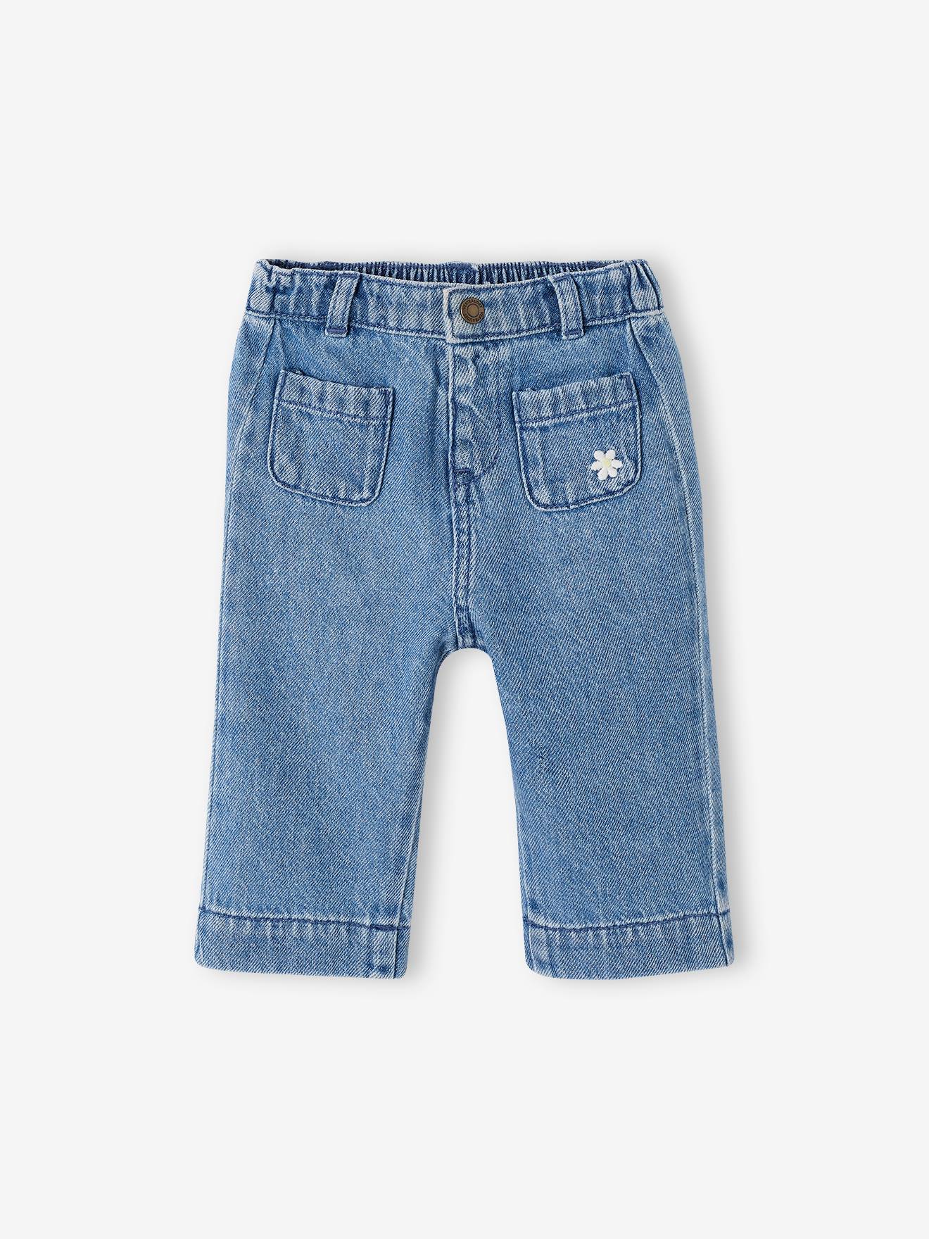 Weite Baby Jeans von Vertbaudet