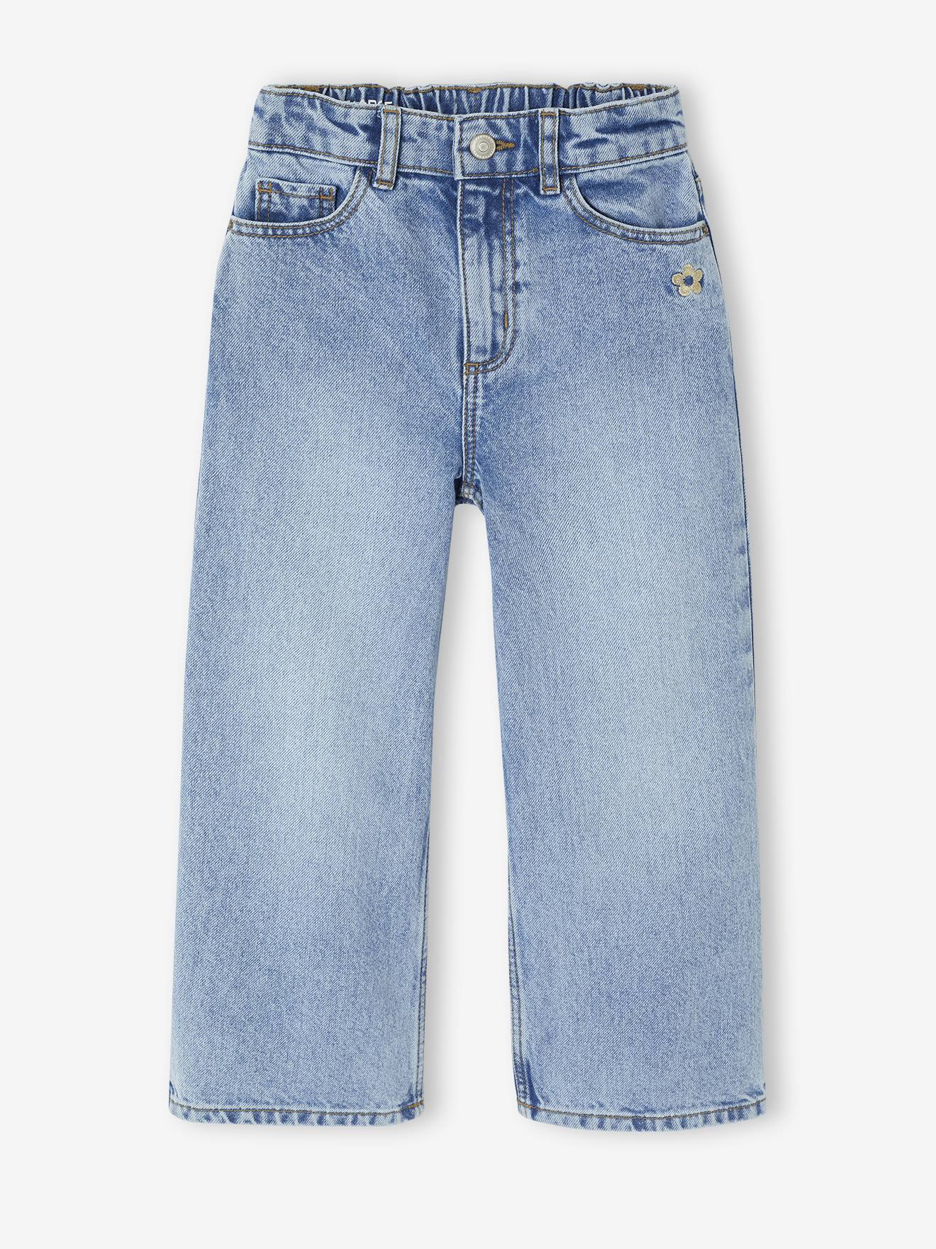 Weite Mädchen Jeans mit Dehnbund Weite Mädchen Jeans mit Dehnbund von Vertbaudet