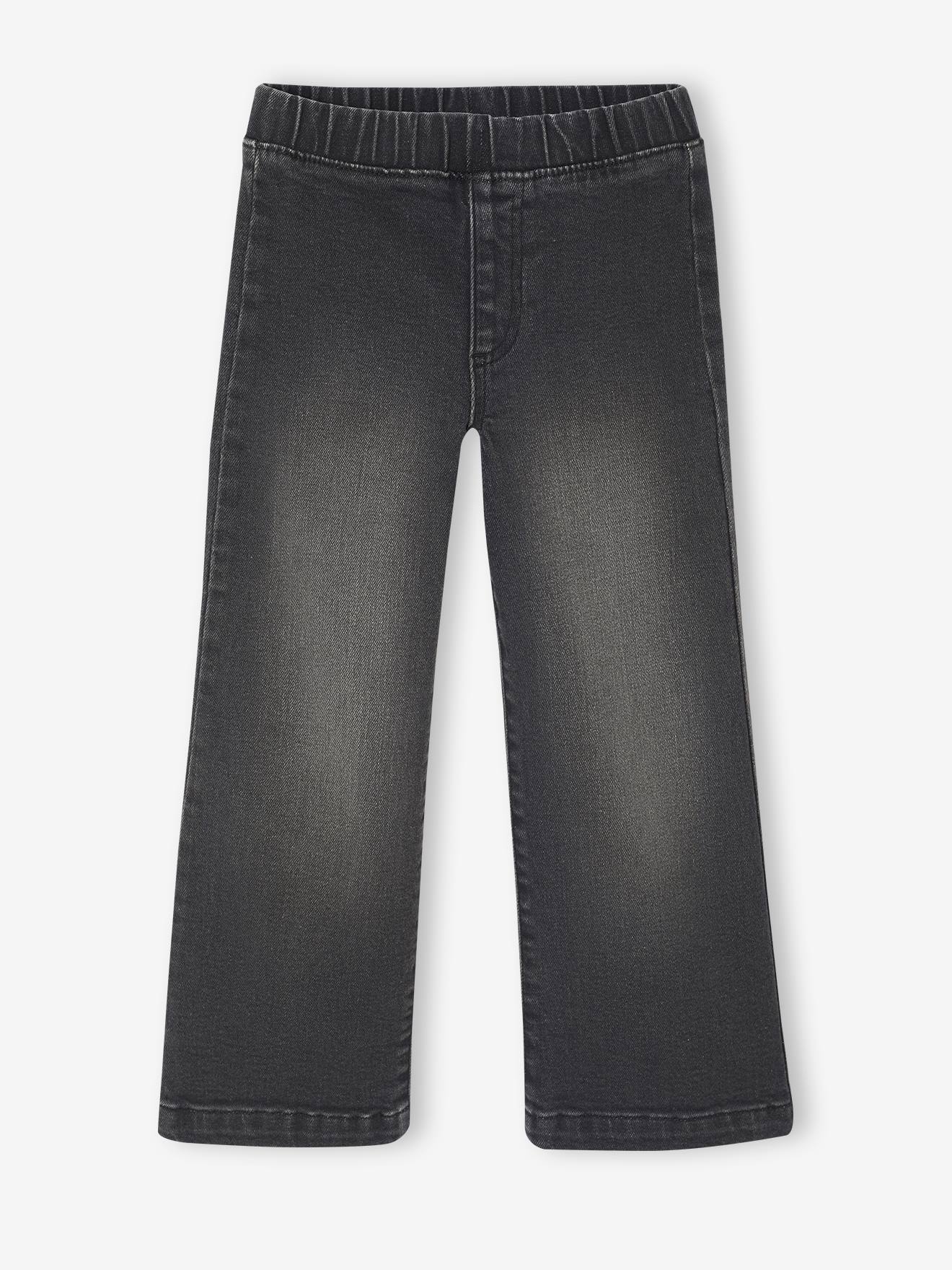 Weite Mädchen Jeggings BASIC er denim von Vertbaudet