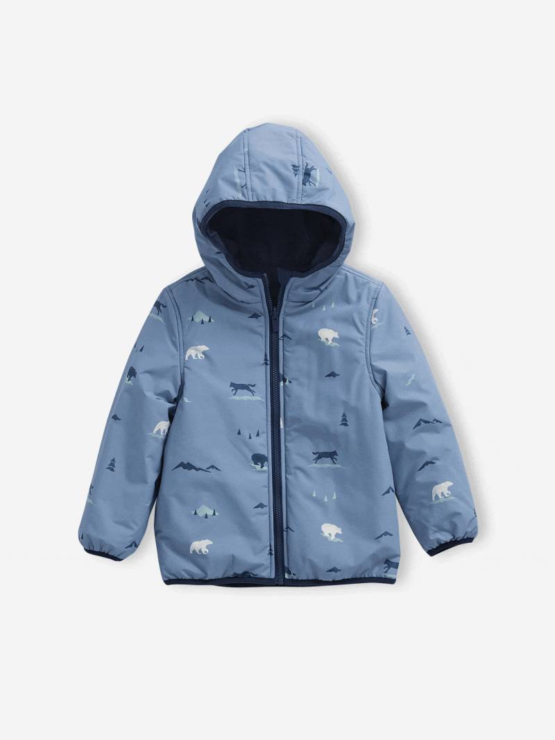 Wendbare Jungen Light-Steppjacke mit Recycling-Polyester von Vertbaudet