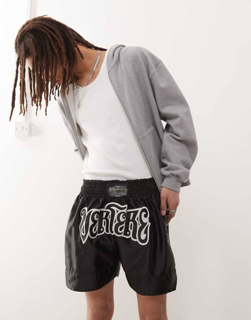 Vertere Berlin - Boxershorts in Schwarz mit Schriftzug-Logostickerei von Vertere Berlin