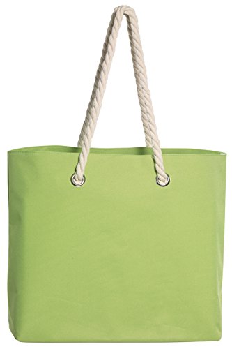 Preiswert&Gut Strandtasche Hellgrün, die Damentasche mit Kordelhenkel Umhängetasche 45 x 18 x 35 cm Preiswert&Gut Strandtasche Hellgrün, die Damentasche mit Kordelhenkel Umhängetasche 45 x 18 x 35 cm von Vertrieb durch Preiswert & Gut