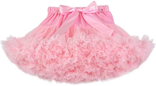Tutu Tüll Ballett Tanz Pettiskirt Pink Plissee Prinzessin Rock Fluffy für 8-10 Jahre Mädchen von Verve Jelly