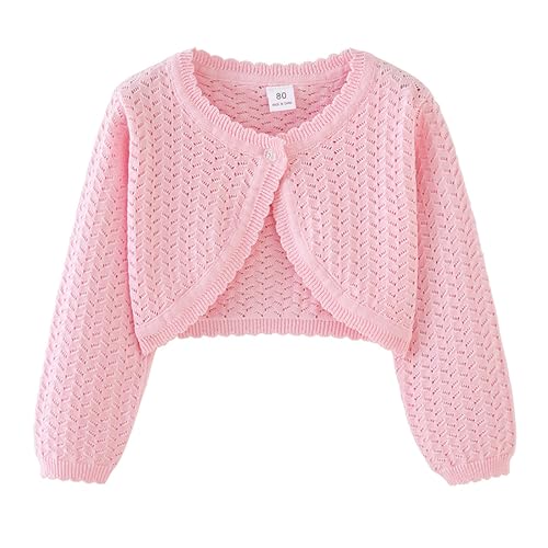 Verve Jelly Baby Mädchen Strick Strickjacke Pullover Säugling Baumwolle Knopf Jacke Herbst Winter Warm Outwear Mantel von Verve Jelly