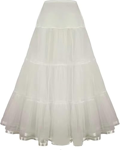 Verve Jelly Damen Petticoat Reifrock Langer Rock Petticoats für Damen Unterrock Ballkleid Beige Small/Medium Verve Jelly Damen Petticoat Reifrock Langer Rock Petticoats für Damen Unterrock Ballkleid Beige Small/Medium von Verve Jelly