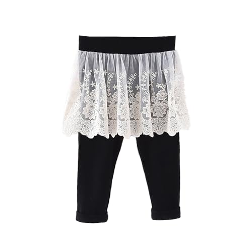 Verve Jelly Girls Footless Leggings mit Tutu Ruffle Layered Rock Pantskirt Strumpfhose Hose Winter Schwarz 90 12-18 Monate von Verve Jelly