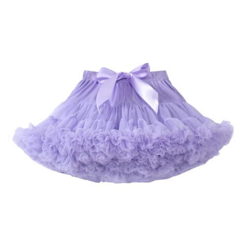 Verve Jelly Kinder Baby Mädchen Kleid Kleinkind Kinder Partykleid Tutu Festzug Spitzenkleider Kleid für Blumenmädchen Baby Geburtstag Lila L 8-10 T von Verve Jelly