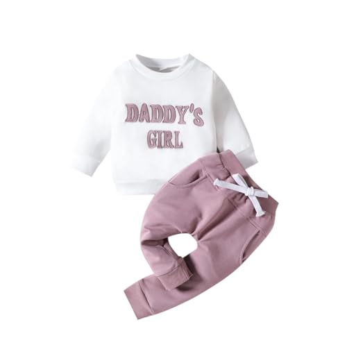 Verve Jelly Kleinkind Baby Mädchen Sweatshirt Outfits Daddys Mädchen Babykleidung Herbst Neugeborenen Outfits Kleinkind Winter Sweatshirt Hosen Set Kleinkind Top Jogginghose Anzug Helllila 3–6 Monate Verve Jelly Kleinkind Baby Mädchen Sweatshirt Outfits Daddys Mädchen Babykleidung Herbst Neugeborenen Outfits Kleinkind Winter Sweatshirt Hosen Set Kleinkind Top Jogginghose Anzug Helllila 3–6 Monate von Verve Jelly