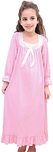 Verve Jelly Mädchen Kleinkind Nachthemden Nachtkleid Baumwolle Pyjama Langarm 7-8 Jahre von Verve Jelly