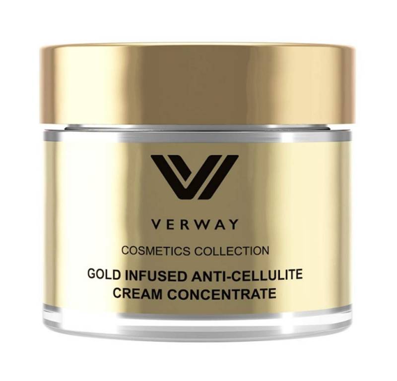 Verway Straffungspflege Anti Cellulite Cream Concentrate Gold Infused 200 ml, 200 ml von Verway