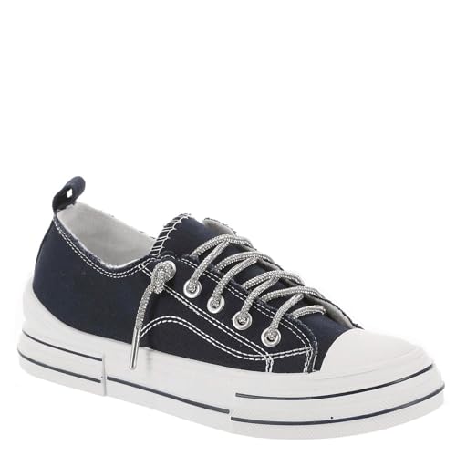 Very G Aman Damen-Sneaker aus Segeltuch zum Schnüren, Navy 2, 39.5 EU Very G Aman Damen-Sneaker aus Segeltuch zum Schnüren, Navy 2, 39.5 EU von Very G