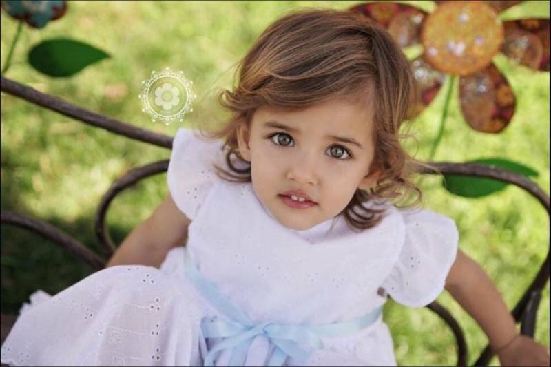 Blumenmädchen Kleid, Weißes Ösen Mädchen Hochzeitskleid, Geburtstag Prinzessin Hochzeitskleid Mädchen, Kleid Kleinkind von VeryChicBaby