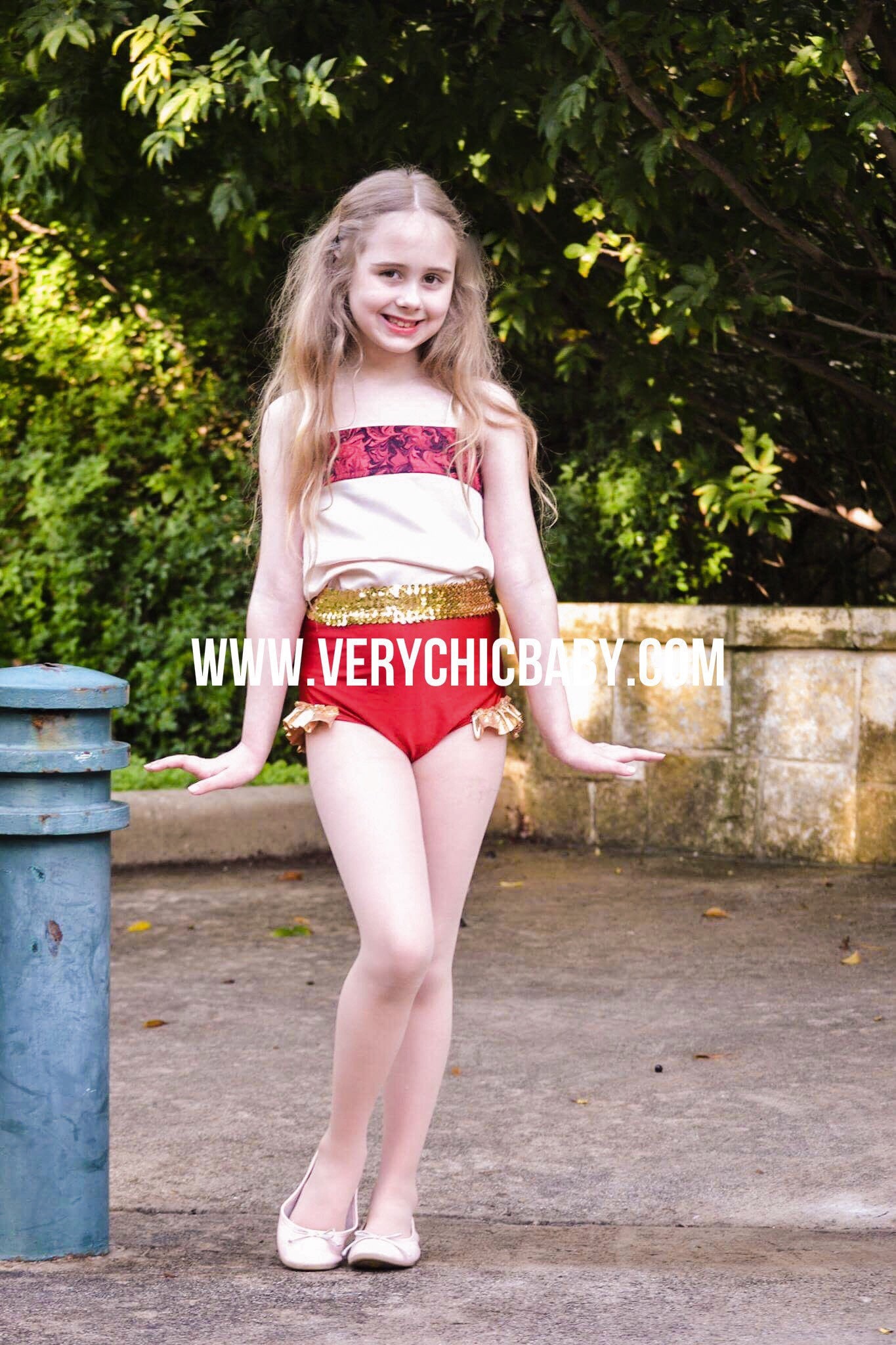 Mädchen Trapez Künstler Kostüm, Zirkus Geburtstagskleid, Schausteller Trikot von VeryChicBaby